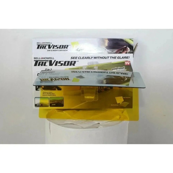 Bell+Howell TACVISOR * Day & Night Car Visor * As Seen On TV Polarized * - Picture 3 of 3